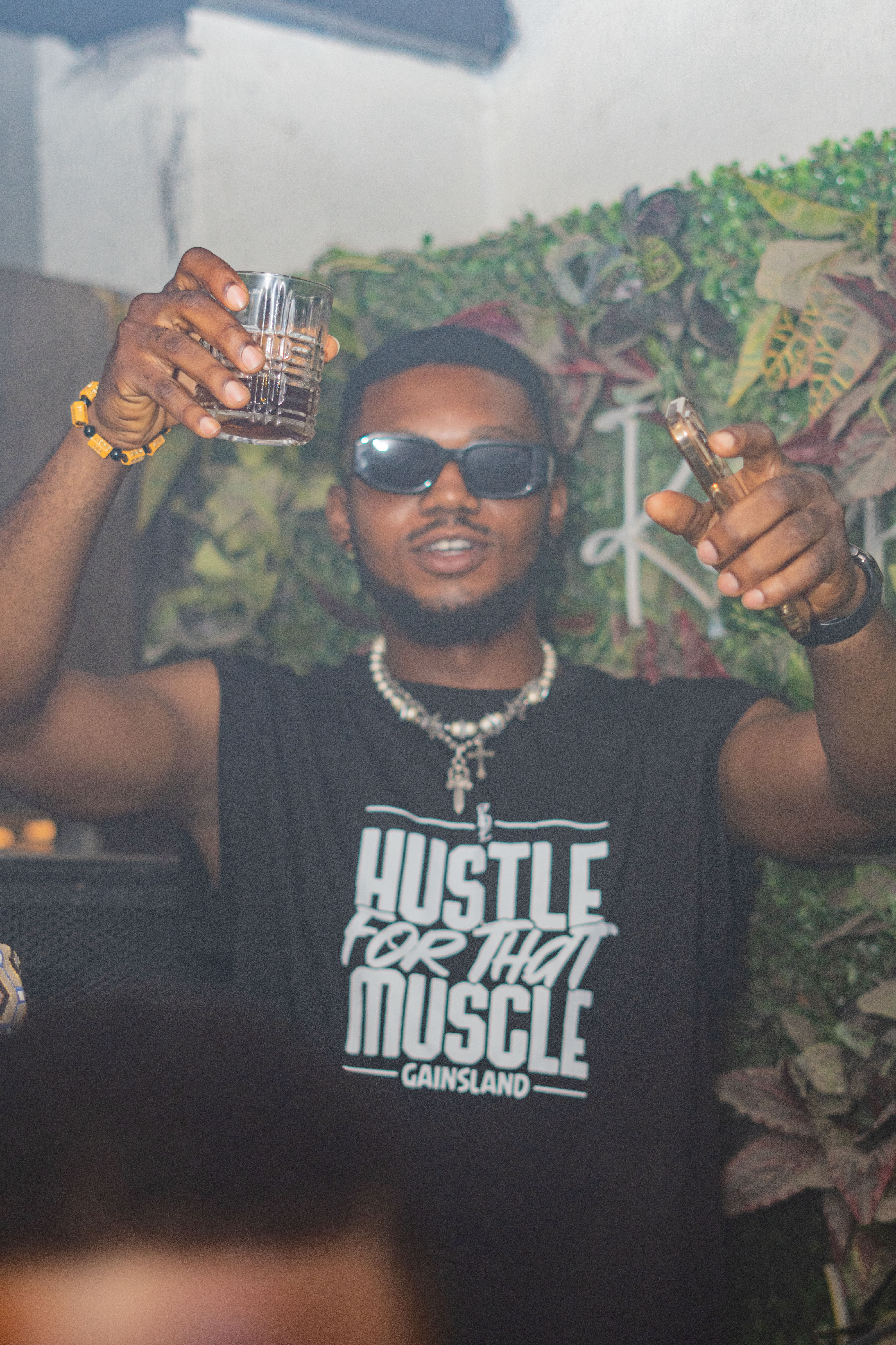 Crowd going wild at DJ Ambo event